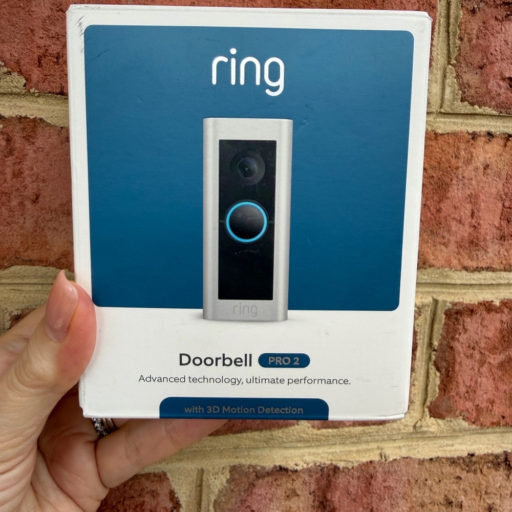 Ring Doorbell Pro 2 - Silver and Blue NIB